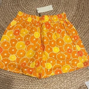 NWT • Never Fully Dressed Orange 🍊 Shorts - size S/4